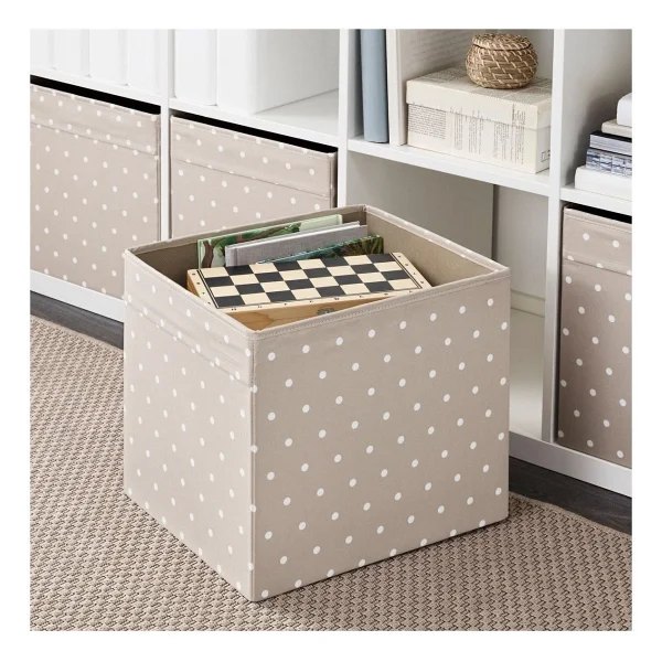 Ikea Düzenleyici Kutu Çiçek Desenli Saklama Kutusu 33x38x33 Cm - Görsel 2