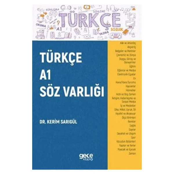 Türkçe A1 Söz Varlığı - Kerem Sarıgül - Görsel 2