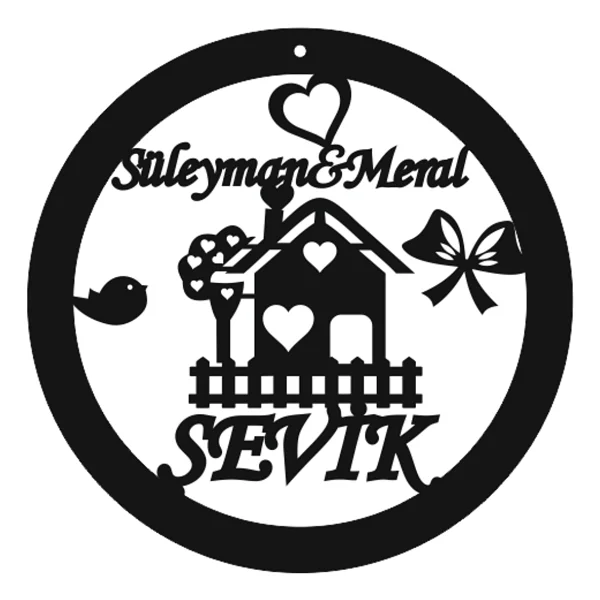 Ahşap Kapı Süsü - Görsel 2