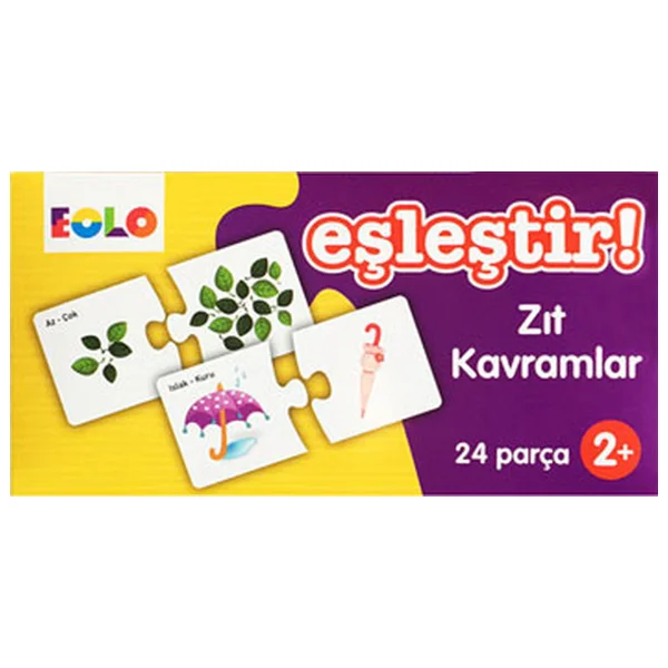 Eolo Zıt Kavramlar Eşleştir Kartları - Görsel 3