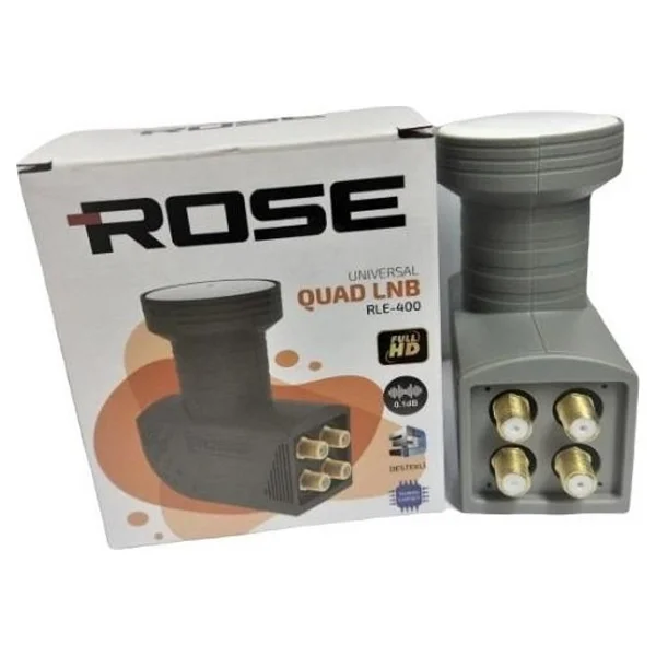Rose Rl-400 Quad Unıversal Full HD 4 Çıkışlı Lnb - Görsel 2