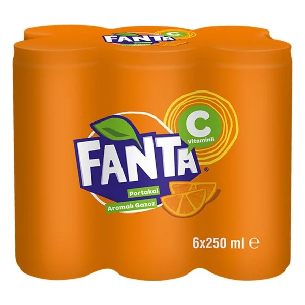 Fanta Fanta 6x250 Ml Kutu - Görsel 2