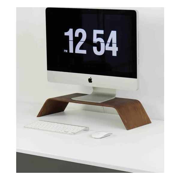 Fagus Wood Monitör Standı (Ceviz) - Görsel 2