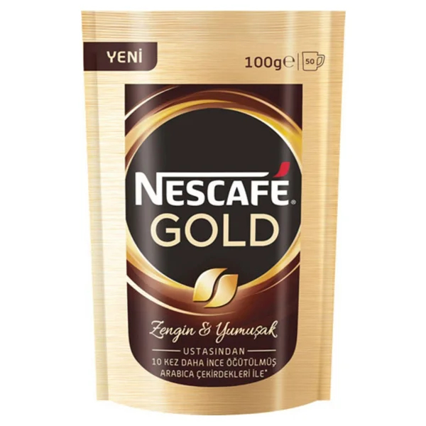 Nescafe Gold Granül Kahve 100 Gr Eko Paket - Görsel 5