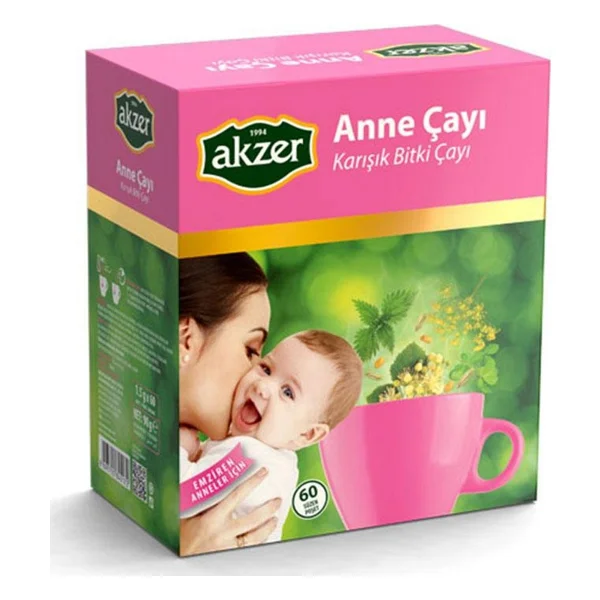 Akzer 60'lı Anne Sütü Arttırıcı Çay - Görsel 2