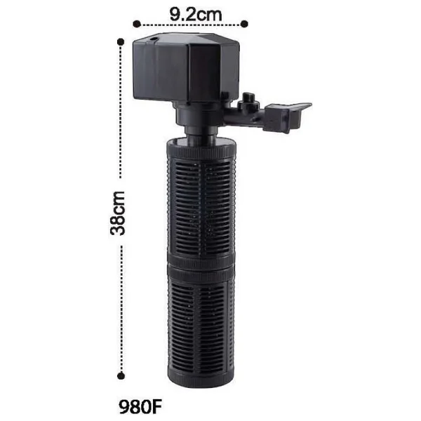 Dophin 980F 1500 lt/h Akvaryum İç Filtre - Görsel 4