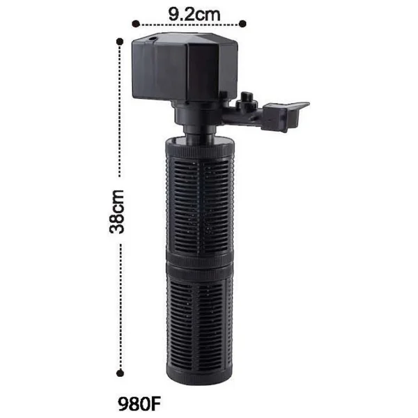 Dophin 980F 1500 lt/h Akvaryum İç Filtre - Görsel 3