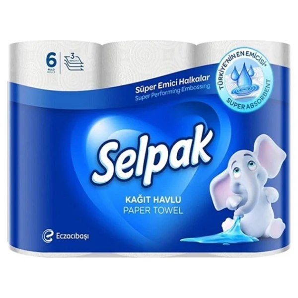 Selpak 6'lı Kağıt Havlu - Görsel 4