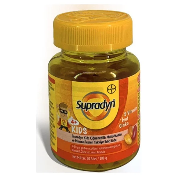 Supradyn Kids Multivitamin 60 Tablet - Görsel 10