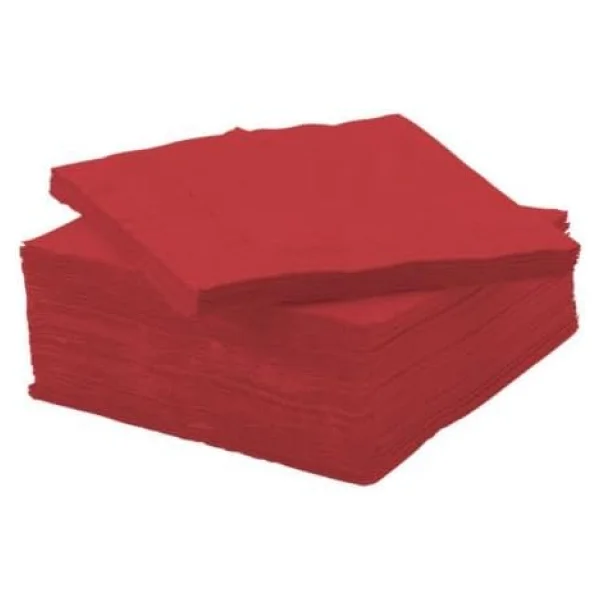 IKEA, kırmızı/Kağıt Peçete - Fantastisk 50 Pack - 24 X 24 cm - Görsel 2