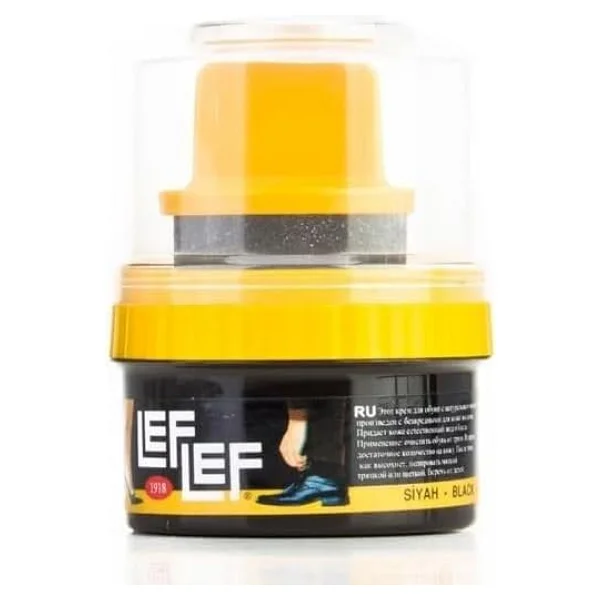 Nuri Leflef Krem Ayakkabı Boyası 60 Ml Cilalı Siyah - Görsel 5