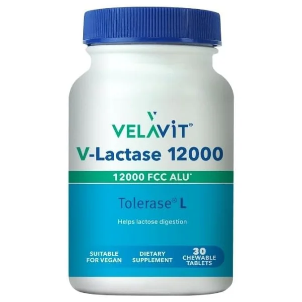 Velavit V-Lactase 12000 mg 30 Tablet - Görsel 2