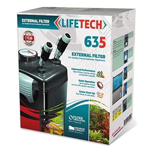 Lifetech 835 1000 Lt/H Akvaryum Dış Filtre - Görsel 4