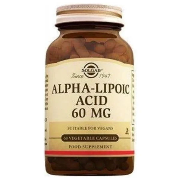 Solgar Alpha Lipoic Acid 60 mg 60 Kapsül - Görsel 3