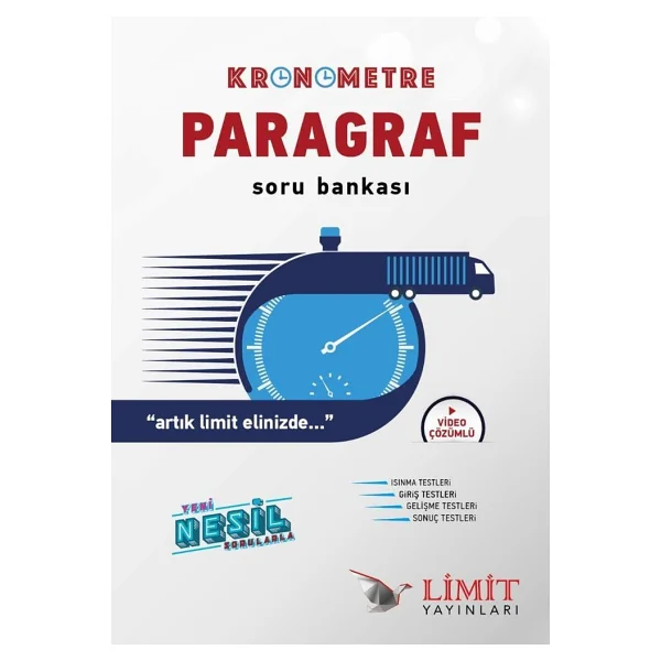 Limit Yayınları Kronometre Paragraf Soru Bankası - Görsel 9