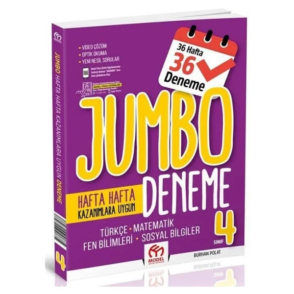 Model Eğitim Yayınları 4. Sınıf Jumbo Tüm Dersler Deneme - Görsel 2