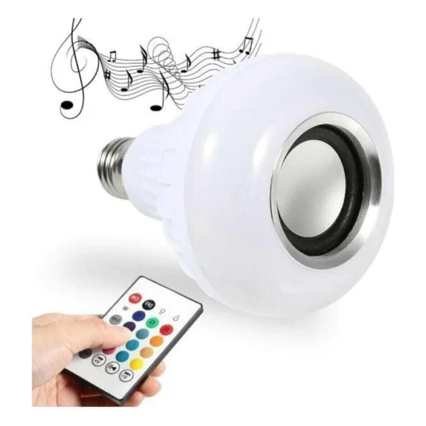 Powermaster OM-30 Bluetooth Müzik Çalar Kumandalı RGB LED Ampul - Görsel 5