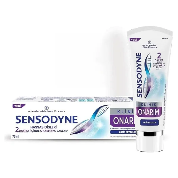 Sensodyne Klinik Onarım Derin Temizlik 75 Ml Diş Macunu - Görsel 4
