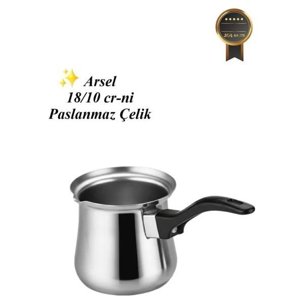 Aryıldız Prime 500 ml Çelik Cezve - Görsel 5