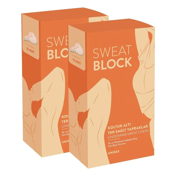Sweat Block Koltuk Altı Ter Pedi Ter Emici Yapraklar 2'li Set - Görsel 3