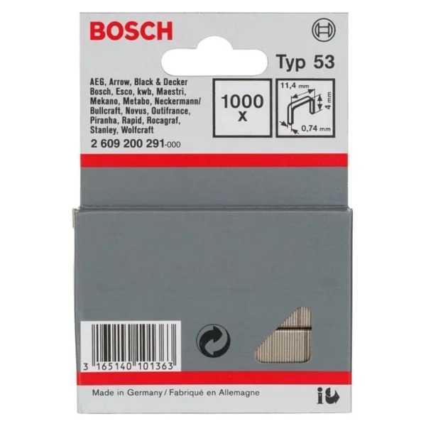 Rapid Zımba teli Tip BMN, 6 mm zımba, 1.080 adet, Bosch, Metabo ve Novus el ve elektrikli zımba makineleri için ince tel kıskaçlar - Görsel 9