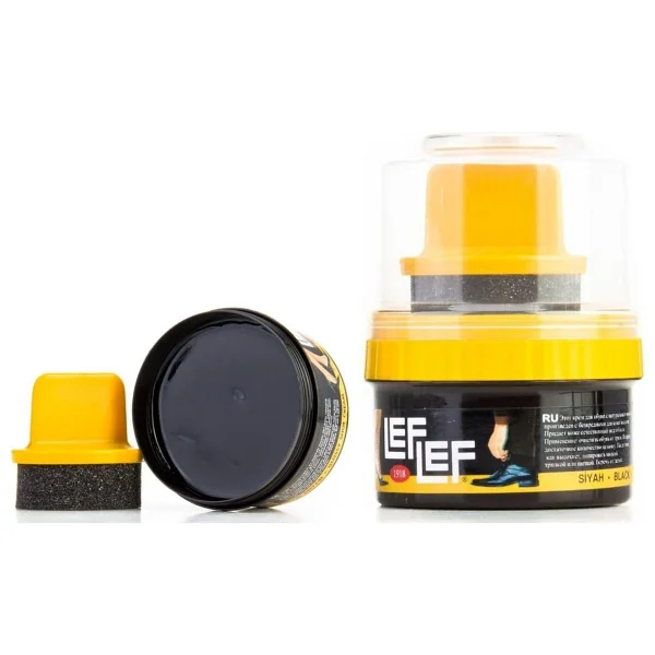 Nuri Leflef Krem Ayakkabı Boyası 60 Ml Cilalı Siyah - Görsel 9