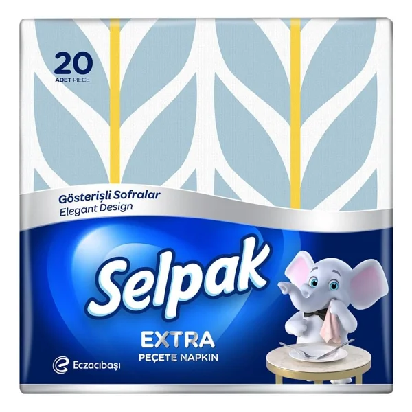 IKEA Fantastisk kağıt peçete, beyaz, 50 adet - 24 X 24 cm, Einzelpackung - Görsel 9