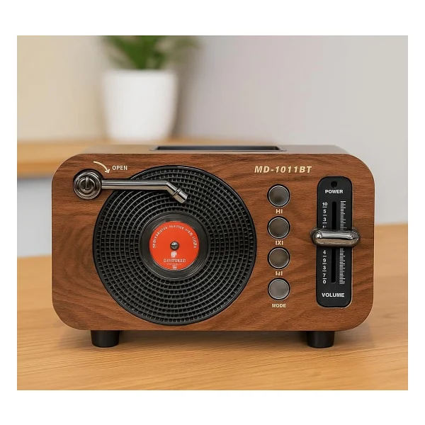 Meier M-110bt USB Sd Bluetooth Nostaljik Fm Radyo - Görsel 3