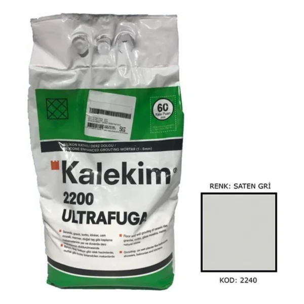 Kalekim 2200 Ultrafuga 5 Kg Silikonlu Derz Dolgu - Görsel 6