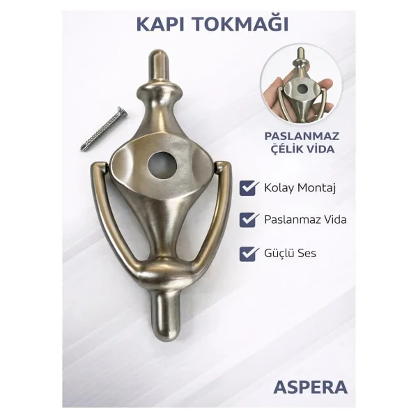 Bu Hillman grup 852394 6 - 1/5,1 cm Kapı tokmağı - masif pirinç - parlak pirinç Finish tekli paket - Görsel 4