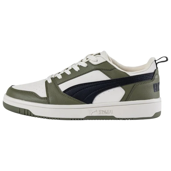 Puma Rebound V6 Low 392328-52 Beyaz-Siyah-Kahverengi Spor Ayakkabı - Görsel 8