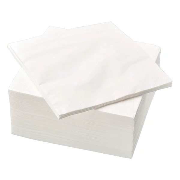 IKEA Fantastisk kağıt peçete, beyaz, 50 adet - 24 X 24 cm, Einzelpackung - Görsel 6