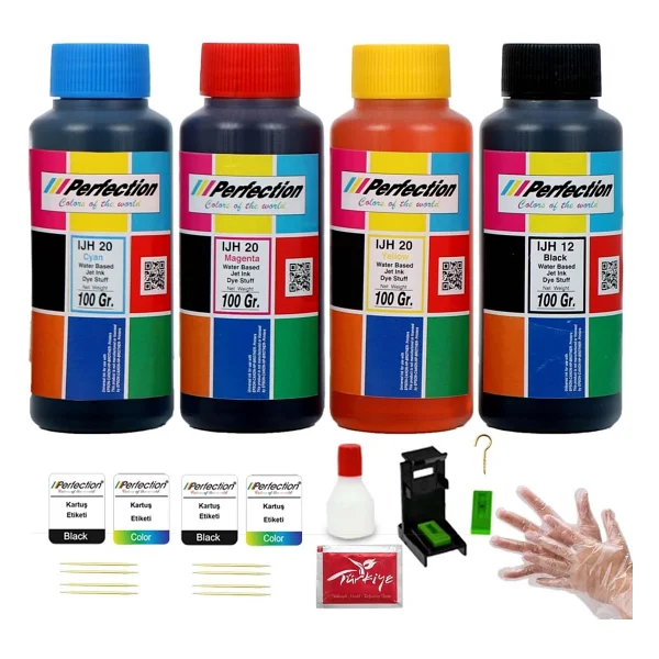 Perfection Kartuş Nozzle Açıcı Solüsyon 500 Ml + Sarı Uç Şırınga - Görsel 3