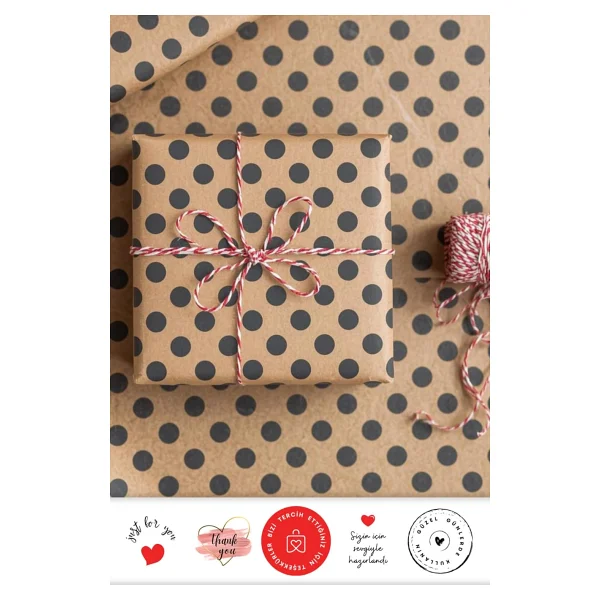 Siyah Kırpık Kağıt Zigzag Kağıt - 50 Gr - Görsel 9