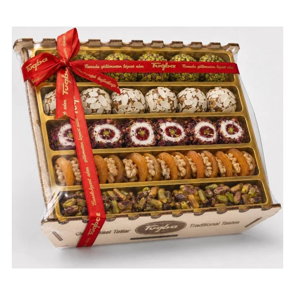 Tuğba Kuruyemiş Cevizli 250 Gr Süzme Lokum - Görsel 6