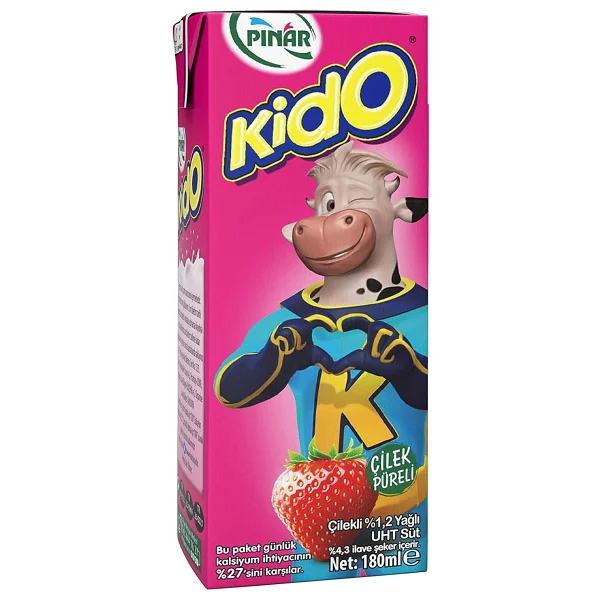 Dimes Vanilya ve Beyaz Çikolata Aromalı Çilekli Milkshake 310 ml - Görsel 6