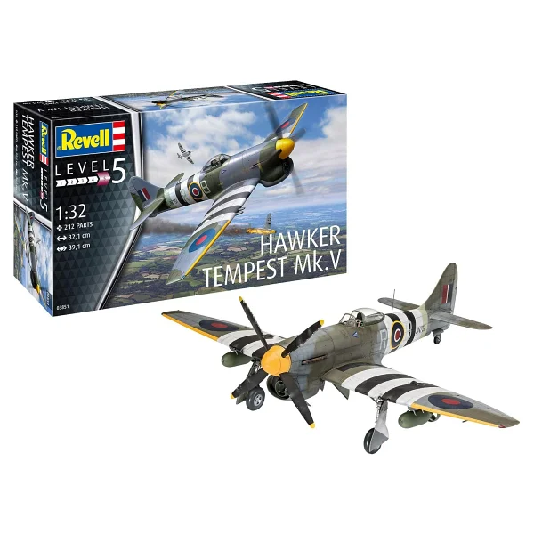 Revell, Gift Set F4U-4 Corsair: Flying Bulls 25th Anniv., Gift Set Uçak - Görsel 6