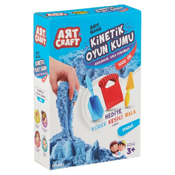 Crafy Streç Naturel Oyun Kumu 200 Gr - Görsel 7