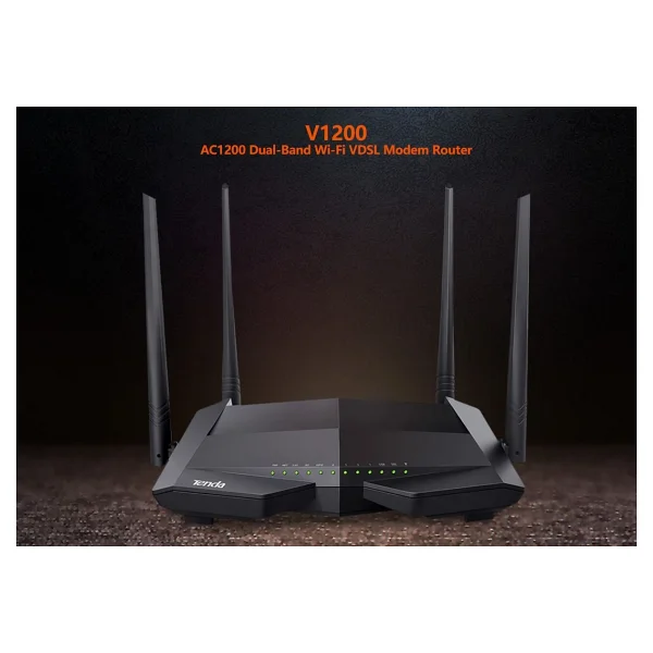 Tenda V1200 4 Port 300 Mbps 5ghz Vdsl2 Modem - Görsel 6