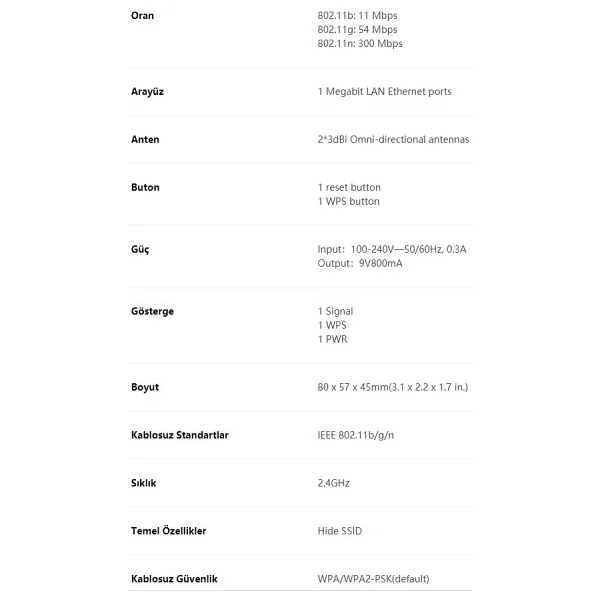 Tenda A301 300 Mbps Wi-Fi Güçlendirici - Görsel 5