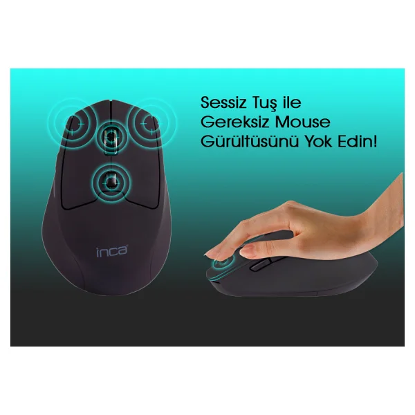 Inca Iwm-237r Optik Wireless Mouse - Görsel 9