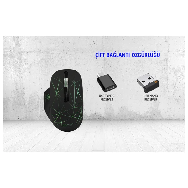 Inca Iwm-551 Kablosuz Optik Mouse - Görsel 8