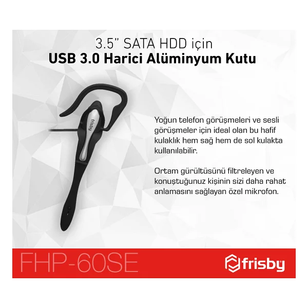 Frisby Fhp-60se Mikrofonlu Kulak İçi Kulaklık - Görsel 5