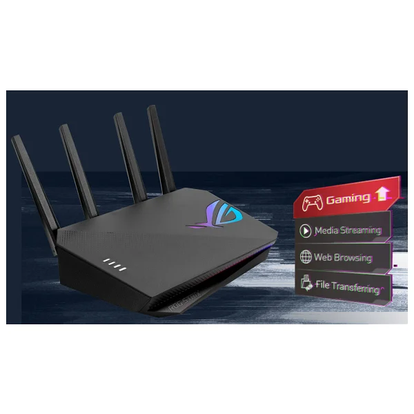 Asus ROG Strix GS-AX5400 4 Port 5400 Mbps Mobil Modem - Görsel 9