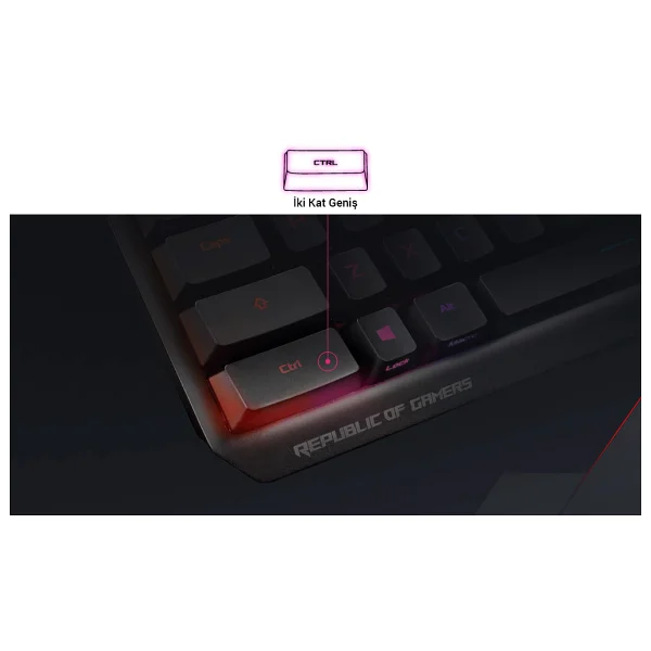 Asus Rog Strix Scope RX RGB Red Switch Kablolu Mekanik Oyuncu Klavyesi - Görsel 9