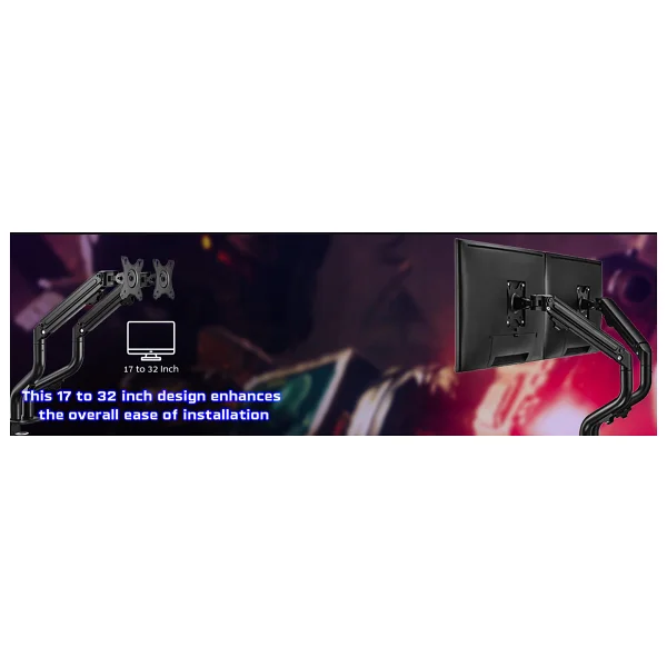 Twisted Minds Tm-71-C012 17-32 İnç İki Kollu Amortisorlü Monitör Standı - Görsel 9