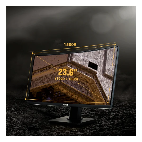 Asus TUF Gaming VG24VQE 23.6" 1 ms Full HD Curved 165 Hz Oyuncu Monitörü - Görsel 8