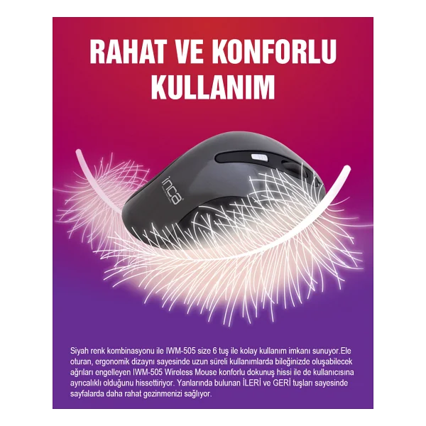 Inca Iwm-505 Wireless Lazer Mouse - Görsel 9