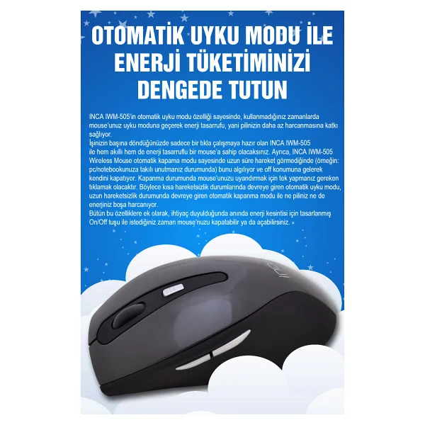 Inca Iwm-505 Wireless Lazer Mouse - Görsel 10
