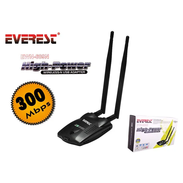 Everest Ewn-689n 300 Mbps Kablosuz Ağ Adaptörü - Görsel 6